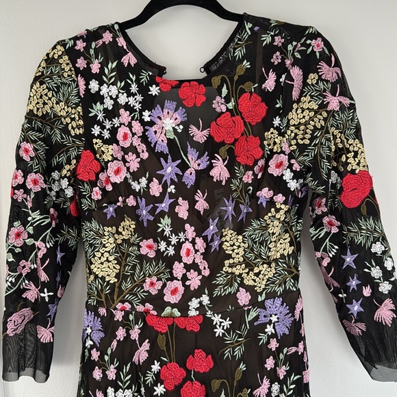 Dress the population AVA gown embroidered dress M - Picture 14 of 14